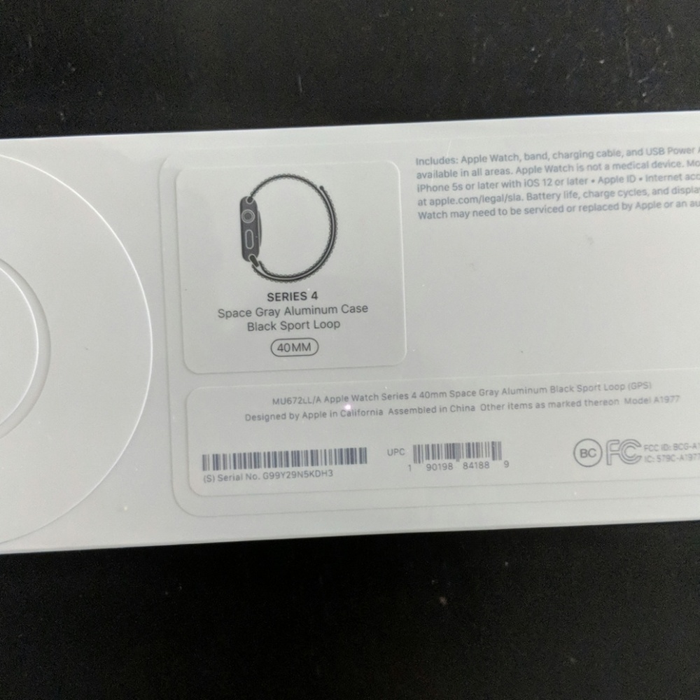 Apple watch series 4